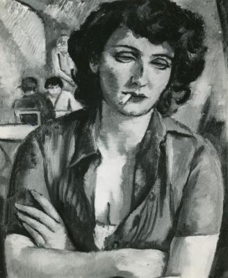 Woman with Cigarette III