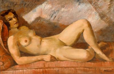 Lounging Nude