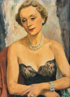 Woman in Evening Gown