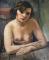 Berthe semi-nude