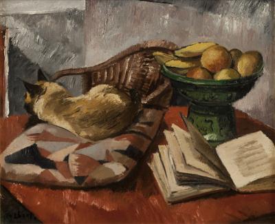 Still Life with Cat