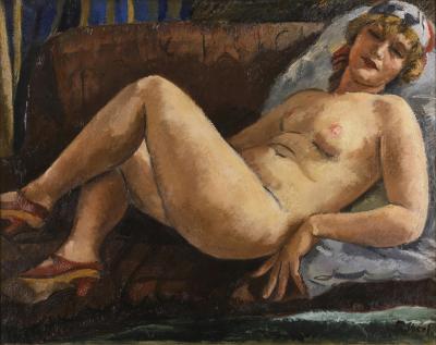 Lounging Nude