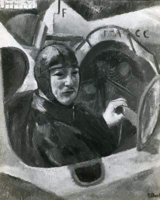 Porträt des Piloten Lucien Bossoutrot