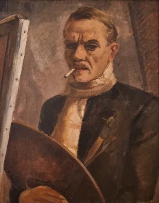 Self-Portrait at the Easel