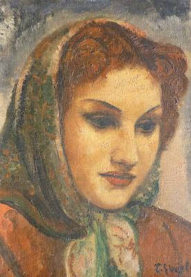 Woman with Headscarf