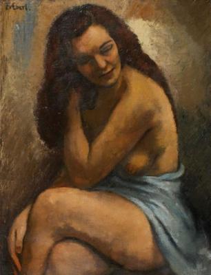 Femme  la toilette