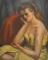 Femme à la robe jaune