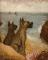 Deux chiens à la plage