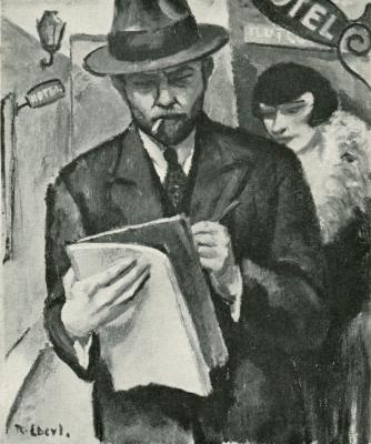 Der Maler in der Rue Capron